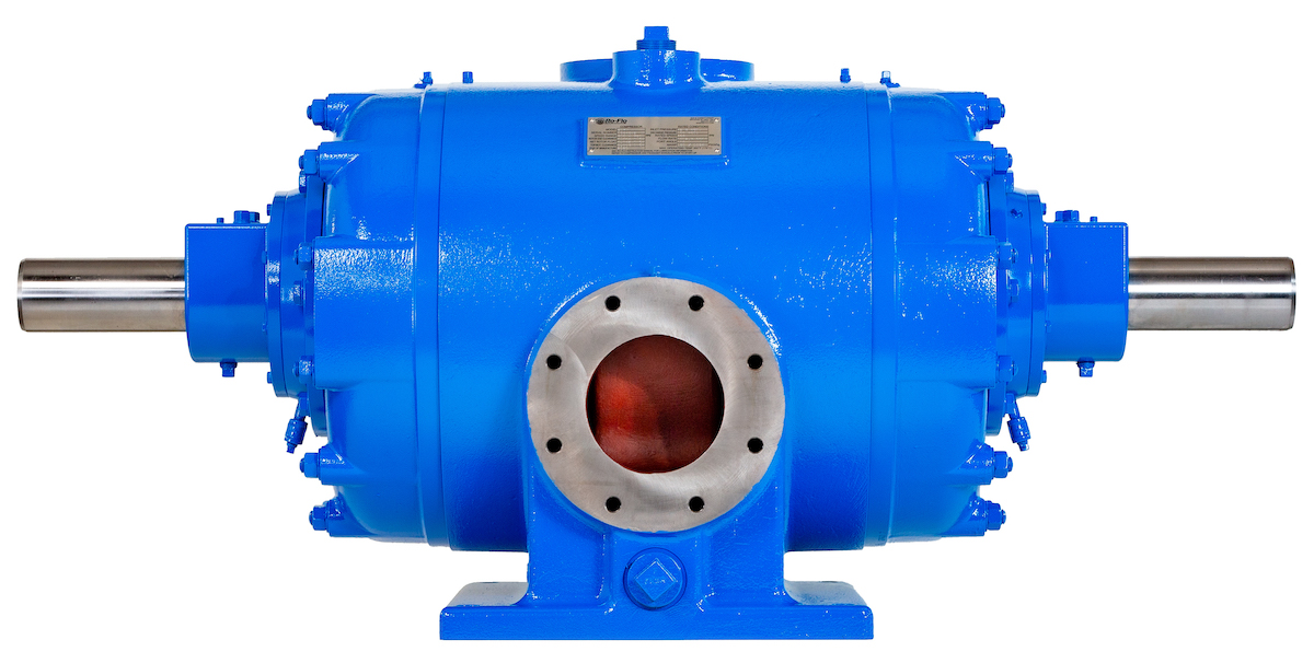 blue Rotary Sliding Vane Compressor